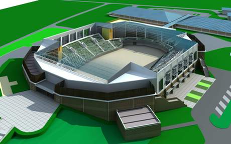 Indoor Equestrian Event Arena