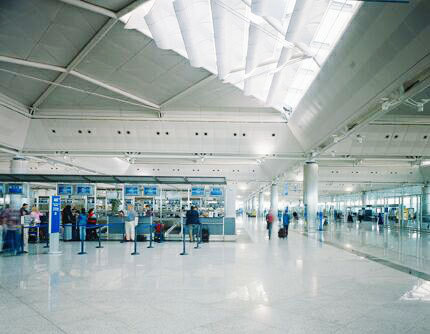 Ataturk International Airport in Istanbul, Turkey.