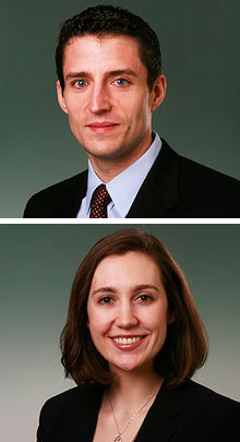 John Barry (top) and Alexandra Iannitelli
