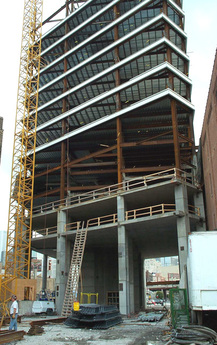 Erie on the Park construction